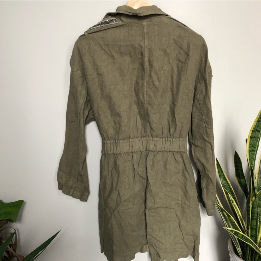 green zara utility coat - Picture 4 of 9